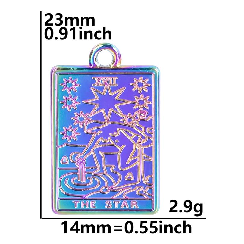 12Pcslot Metal Tarot Charm Mix Accessories Sun Moon Star Pendant Charms For Jewelry Making Supplies Wholesale Items Diy Earring