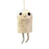 Ceramic Wind Hanging Ornament Animal Shaped Bell for Indoor Outdoor Garden Home Decor Porch Patio