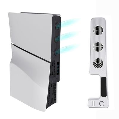 Kühllüfter für PS5 Slim-Spielekonsole, für Sony P5 Slim-Thermokühlerlüfter, 3 integrierte Lüfter, mit 3 Luftgeschwindigkeitseinstellungen