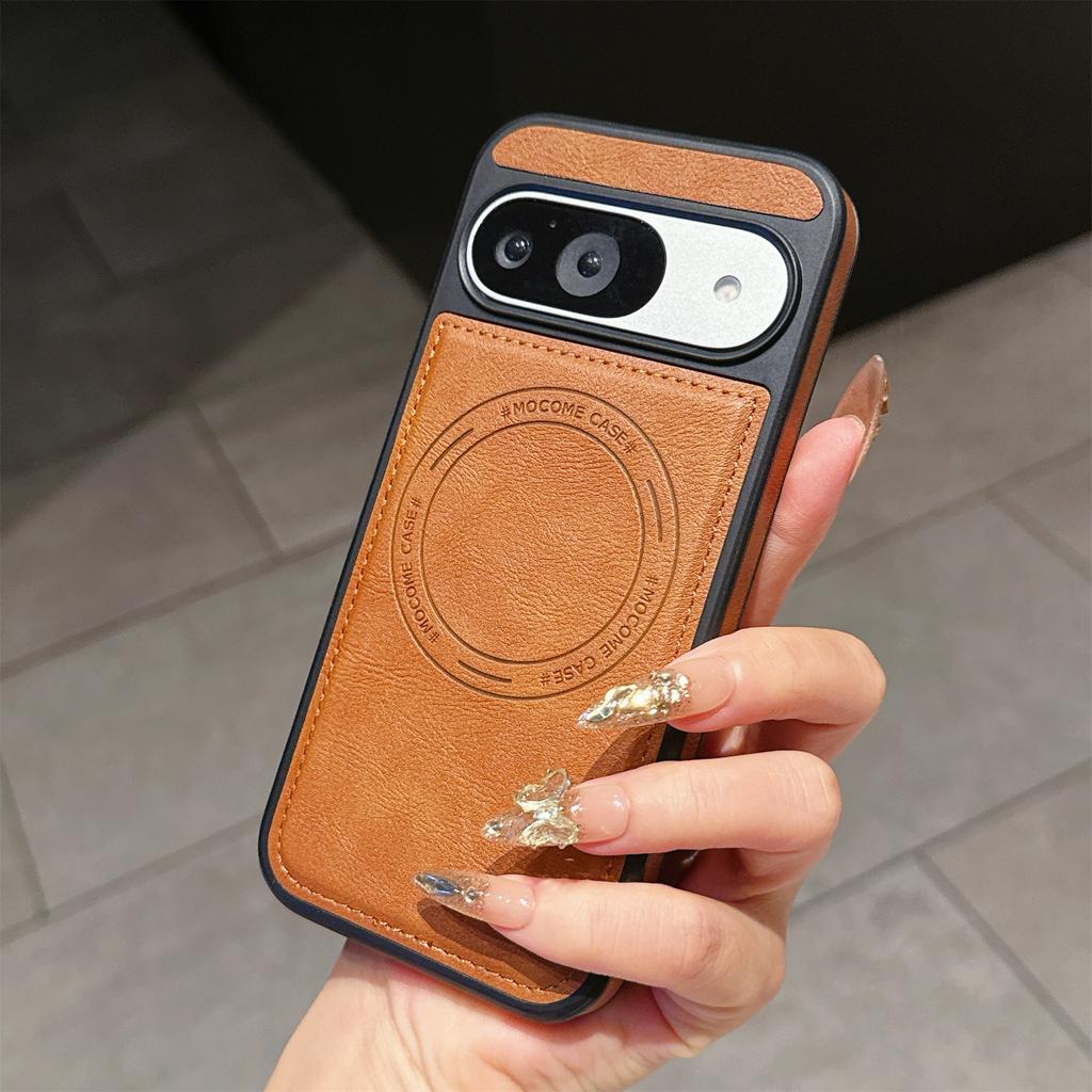 Husă Premium din Piele MagSafe pentru seria Google Pixel 8 9 10. Protecție de Grad Militar, Puternic Compatibilă MagSafe, Elegantă și Durabilă (Culori multiple)