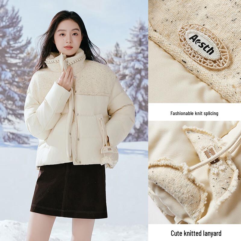Xiangying Women's Stand Collar Down Jacket