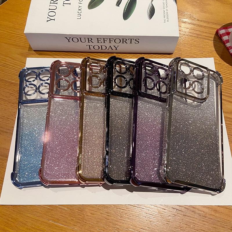 Luxury Plating Edge Glitter Case For Motorola Signature Moto G77 G67 G86 Power G56 G66J/Y Edge 70 Ultra 60s Fusion 50 Pro Cover