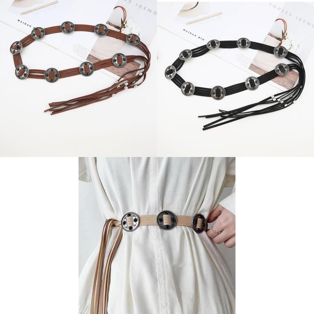 Retro Ethnic Style Mosaic Waist Chain 2023 New Summer Bohemian Belt With Denim Belt Trendy