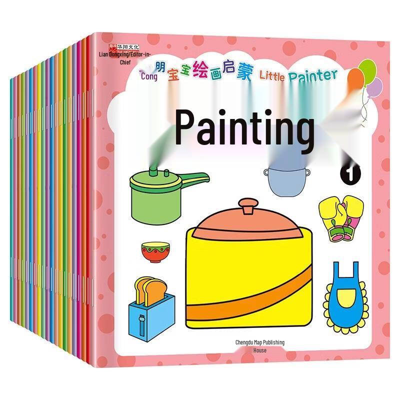 

SEE KEAN Smart Baby Coloring & Drawing Book Set (Ages 2-6)