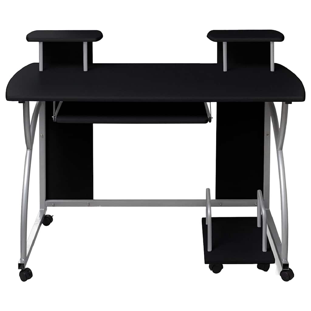 Computer Desk Black 110x52x88.5 cm Particleboard