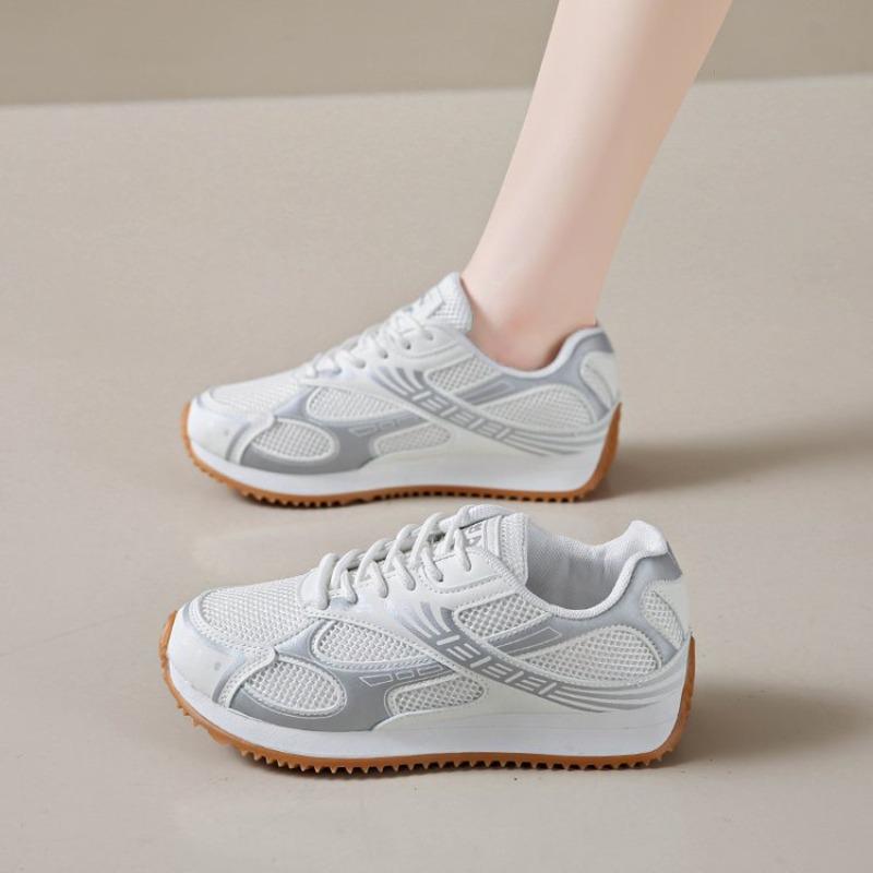 Siatkowe oddychające buty typu "dad shoes" damskie letnie nowe studenckie wszechstronne codzienne buty damskie modne lekkie buty sportowe