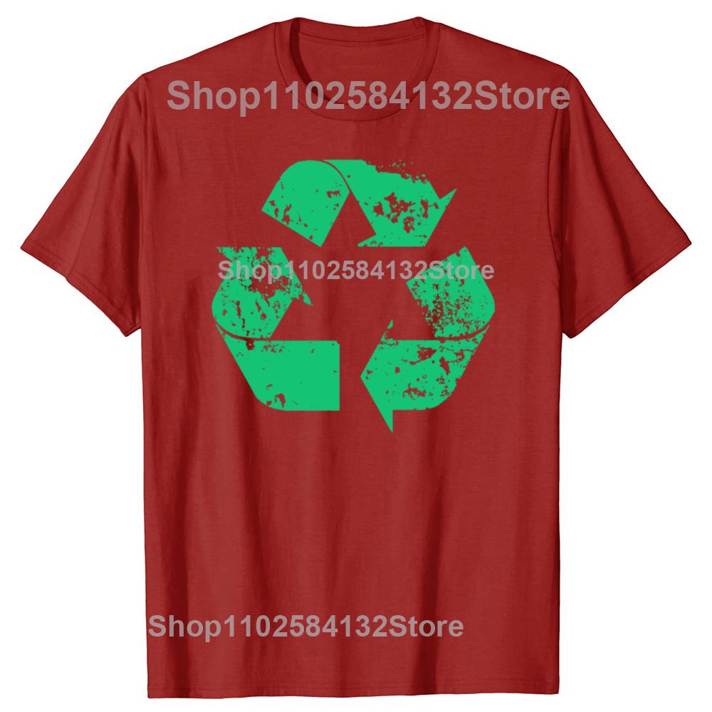 Funny Recycle Graphic Tshirts Men Womens Fashion Casual Tshirt 100 Cotton Loose Oversized T Shirt S