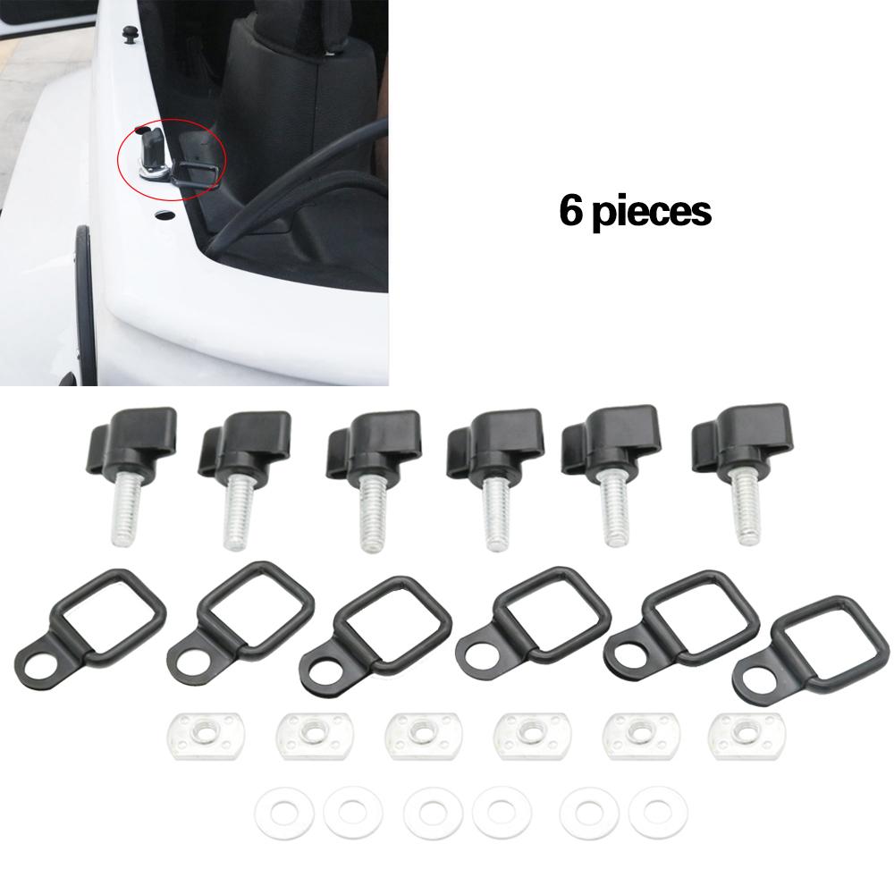 

Универсальные крепежи для жесткого верха, винты-барашки, гайки, винты-барашки для жесткого верха для Jeep Wrangler YJ TJ JK, автомобильные аксессуары