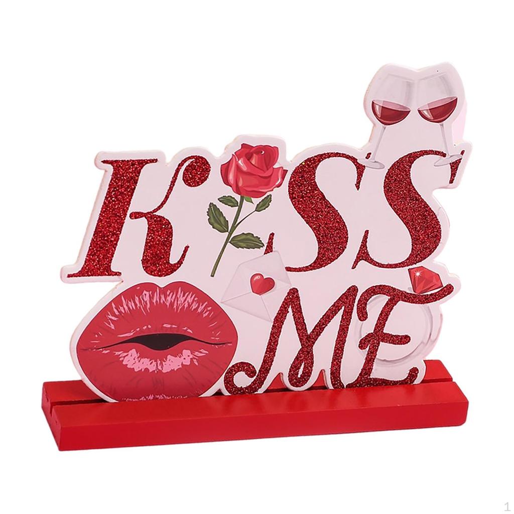 Day Wooden Table Sign Romantic Centerpiece Wedding Letter Decoration Day, Table, Party