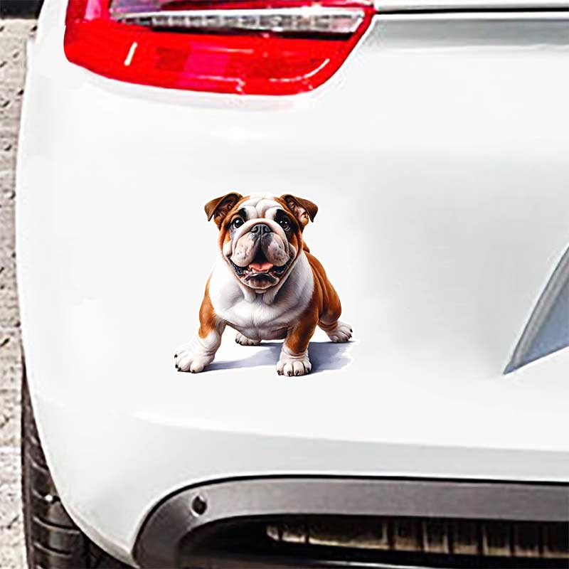 British Bulldog Car Sticker Vinyl Decal Waterproof Rear Window Motorcycle Camper Bumper Truck Laptop Decoration TM366