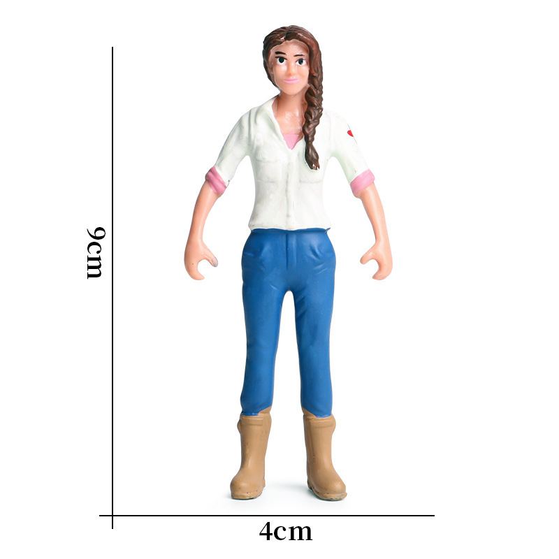 Model Doll Professional Toys Simulate Farm Pasture Decoration Plastic Material