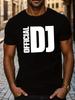 OFFICIAL DJ Men'S Short Sleeve Unisex T-Shirt Summer Unisex T-Shirt Top