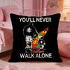 Autism Support Puzzle Cushion Cover Premium Comfort Reversible Pillow Cove Two In One Design For Any Room  Car Interior