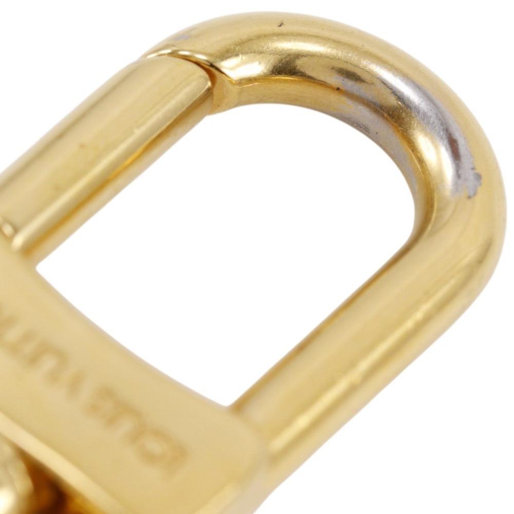 LOUIS VUITTON Portocle Spring Street key ring M69008 Bag charm Plated Gold/Monogram canvas unisex Used