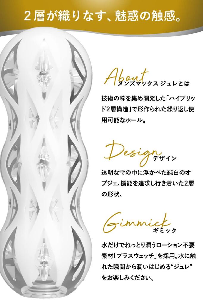 Max Jelly Carat Masturbator with a Structure Made of Moisturizing Material and Gel That Moisturizes with Just Weight Highly Hard for Drying Stand and