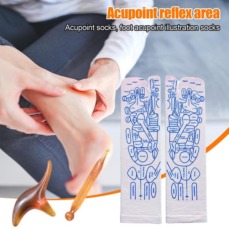 Reflexology Socks For Women Reflexology Foot Massage Socks Aches Relief Remedy For Foot Massage Physiotherapy Sock Dropshipping