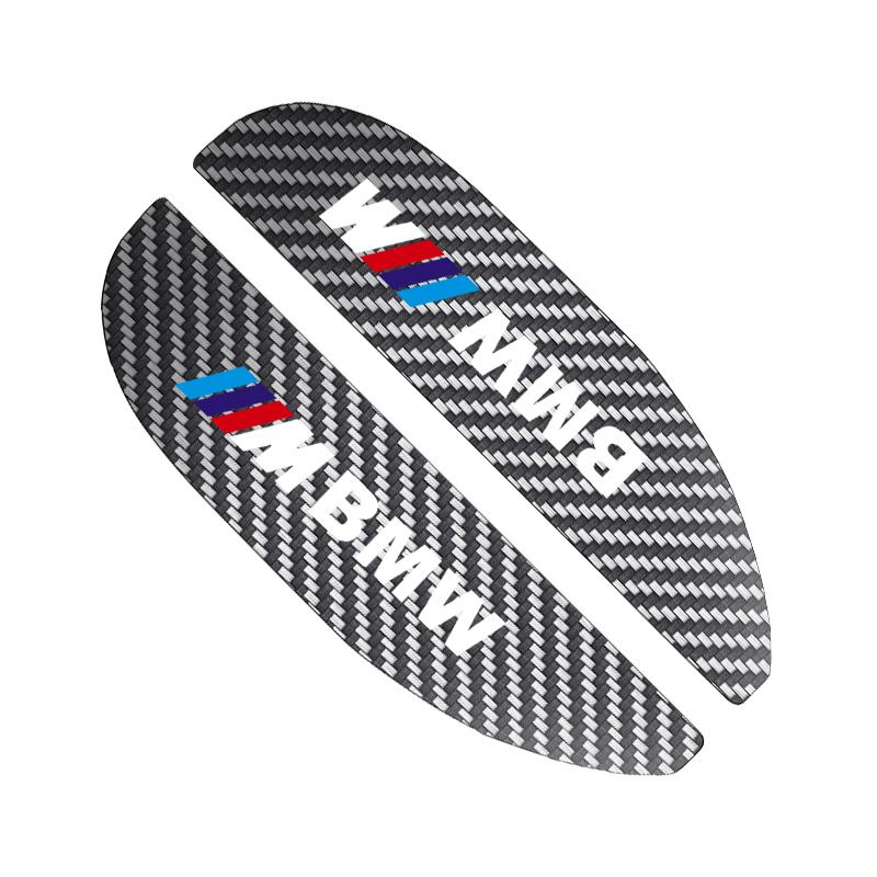 2Pcs Carbon Fiber Car Rain Eyebrow Sticker For BMW M E34 E36 E60 E90 E46 E39 E70 F10 F20 F30 X5 X6 X1 M3 M5 M6 E71 F01 F02 F87