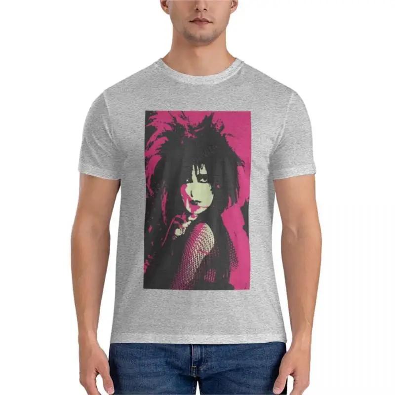 Tshirt Male Summer Tops Siouxsie SiouxFitted TShirt Men Clothing O Neck Shirt Tshirts Man