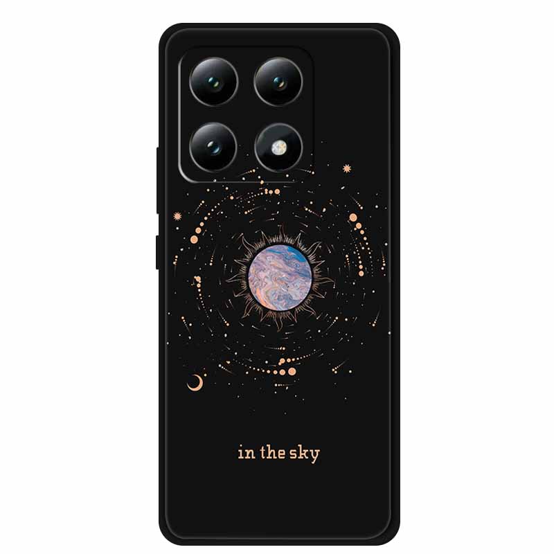 For Xiaomi 15T 5G Case Colorful Flowers Soft Silicone TPU Back Case For Xiaomi 15T Pro 5G Capa Boho Colorida Anti-Scratch Cover