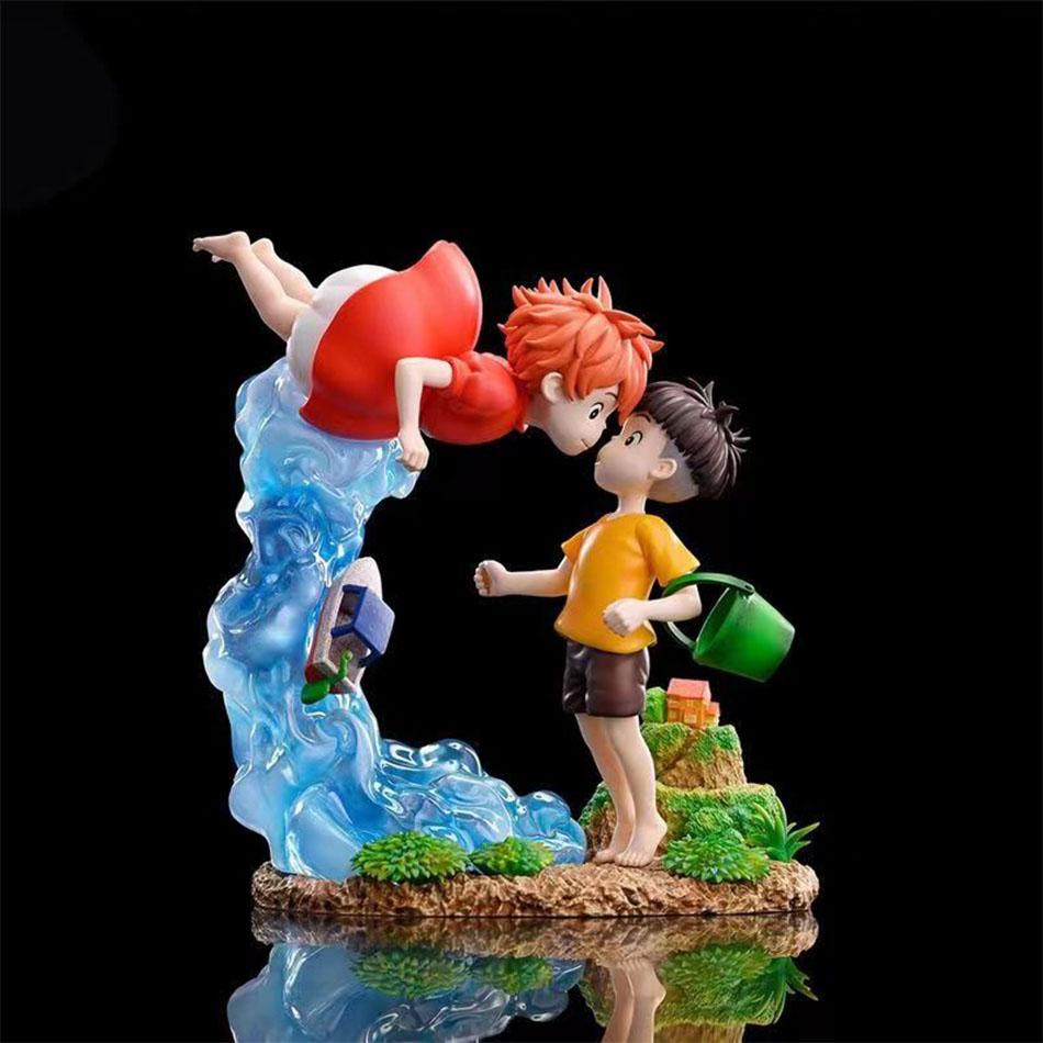 newGolden Fish Himeji Gk Miyazaki Animation Series Anime Handmade Gift Statue Decoration On The Cliff Of Boniu Sosuke Toys Gifts
