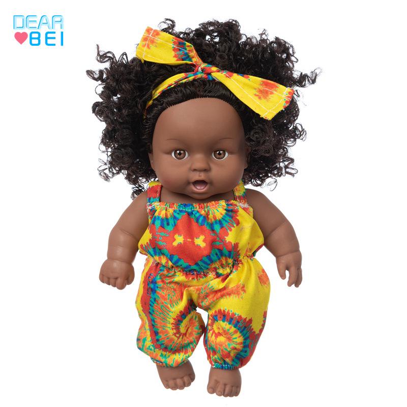 8-inch African Black Skin Fashion Doll with Changeable Outfits