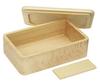 Alphax Bento Wood Beech Carved Rectangular Bento 16 X X Box, Grain, Wood, Box, 10.3 5.7 Cm, AP-905110