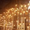 Retro Hemp Rope Pendant Light 220VVintage E27 LED Light Bulb Pendant Lamp Industrial Lamp Loft Home for Decor