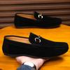 Luxury Brand Fashion Suede Men Casual Shoes Comfort Breathable Slip-on Mens Driving Shoes Men Loafers Mens Lazy Shoes Moccasins
