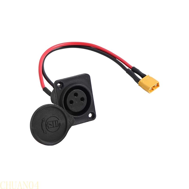 

A1A2 Electric Scooter Power Input Port Replacement 3Pin Charging Plug Power Port