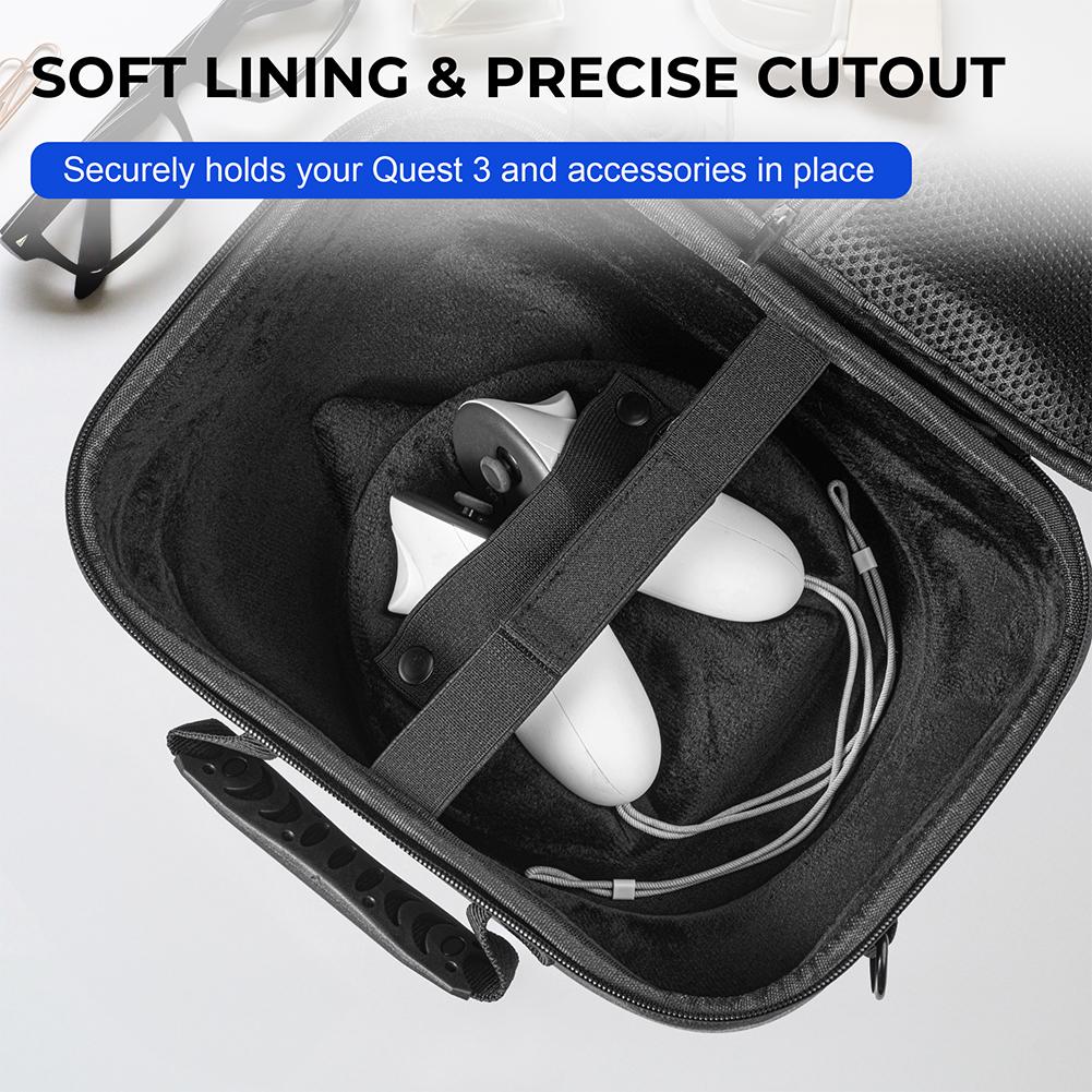 Carrying Case for Meta Quest 3 for BOBOVR M3 PRO Elite Strap Protective Bag Storage Bag for Travel and Home Storage
