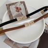 Musthave Double Womens Buckle Belt In Elegant Black And Chic Camel For Outfit Any