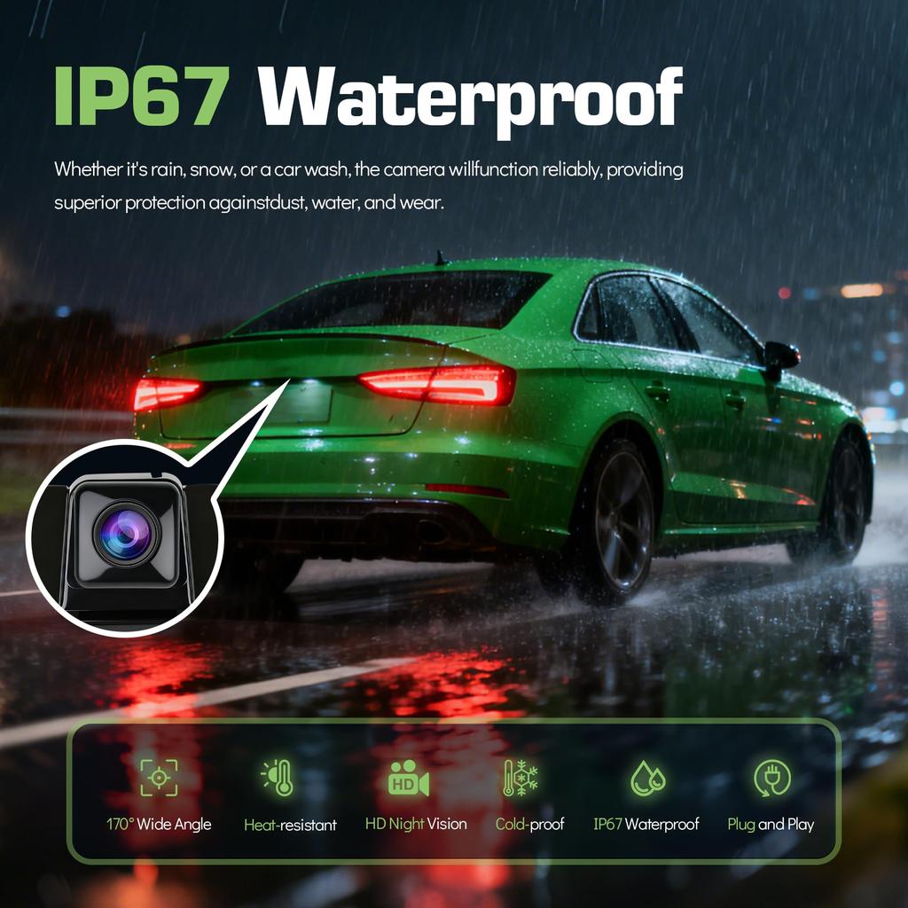 Backup Camera for Honda Accord Sedan EX-L 2014 2015 2016 2017 Replaces 590-440,39530T2AA21,39530T2AA31,39530-T2A-A21