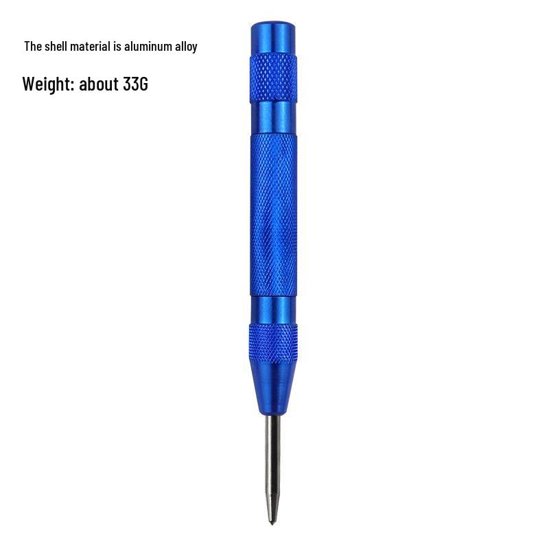Semi-Automatic Center Punch Locator & Auto Glass Breaker Tool with Handle