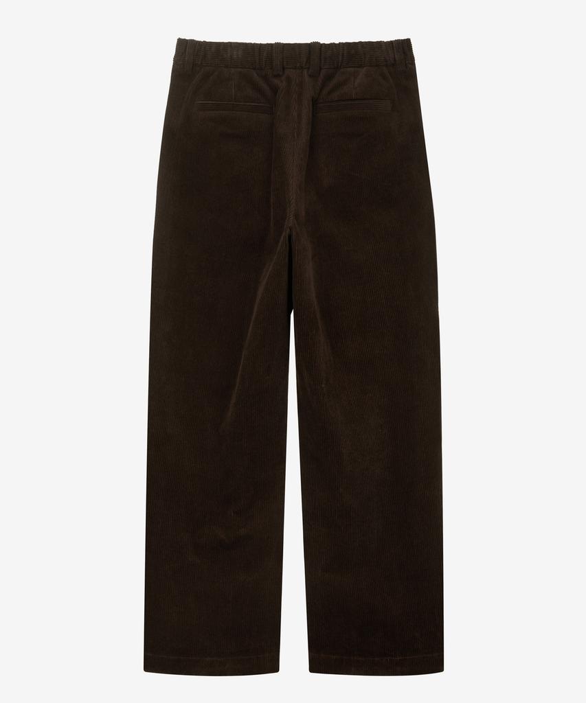 MINDBRIDGE Wide Single-Pleat Corduroy Elastic Pants - 2 Colors