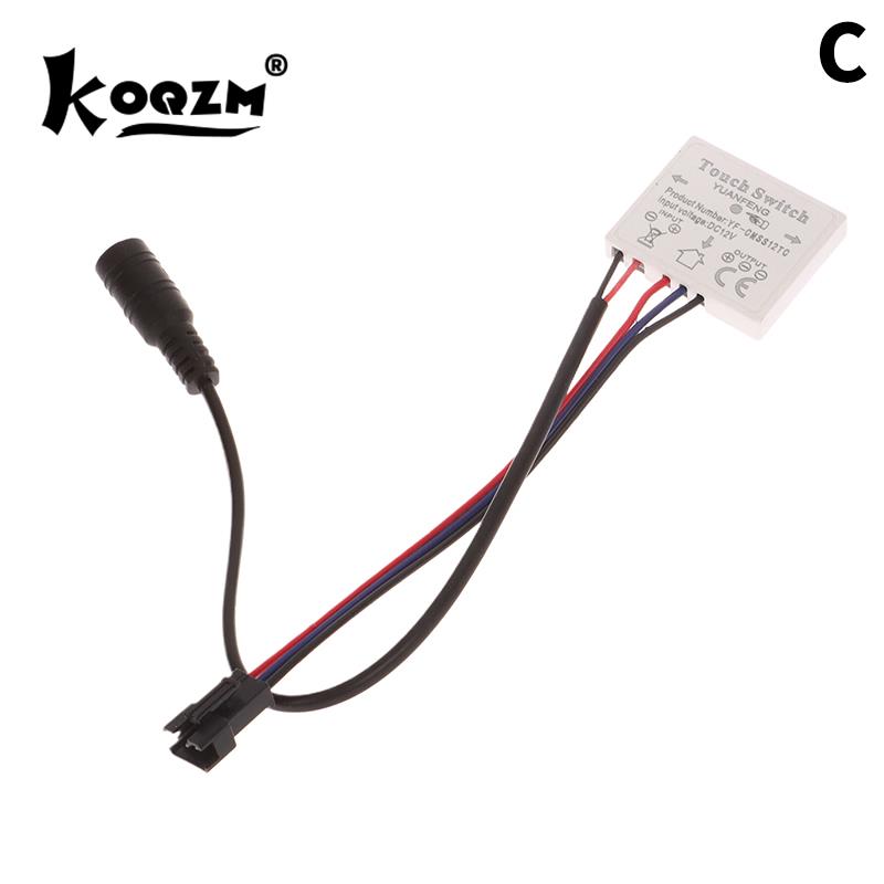 Touch Sensor Switch 12V 1/3A 24/36W LED Smart Single Key Mirror Light Switch Touch Dimmer Switch For Bathroom Mirror