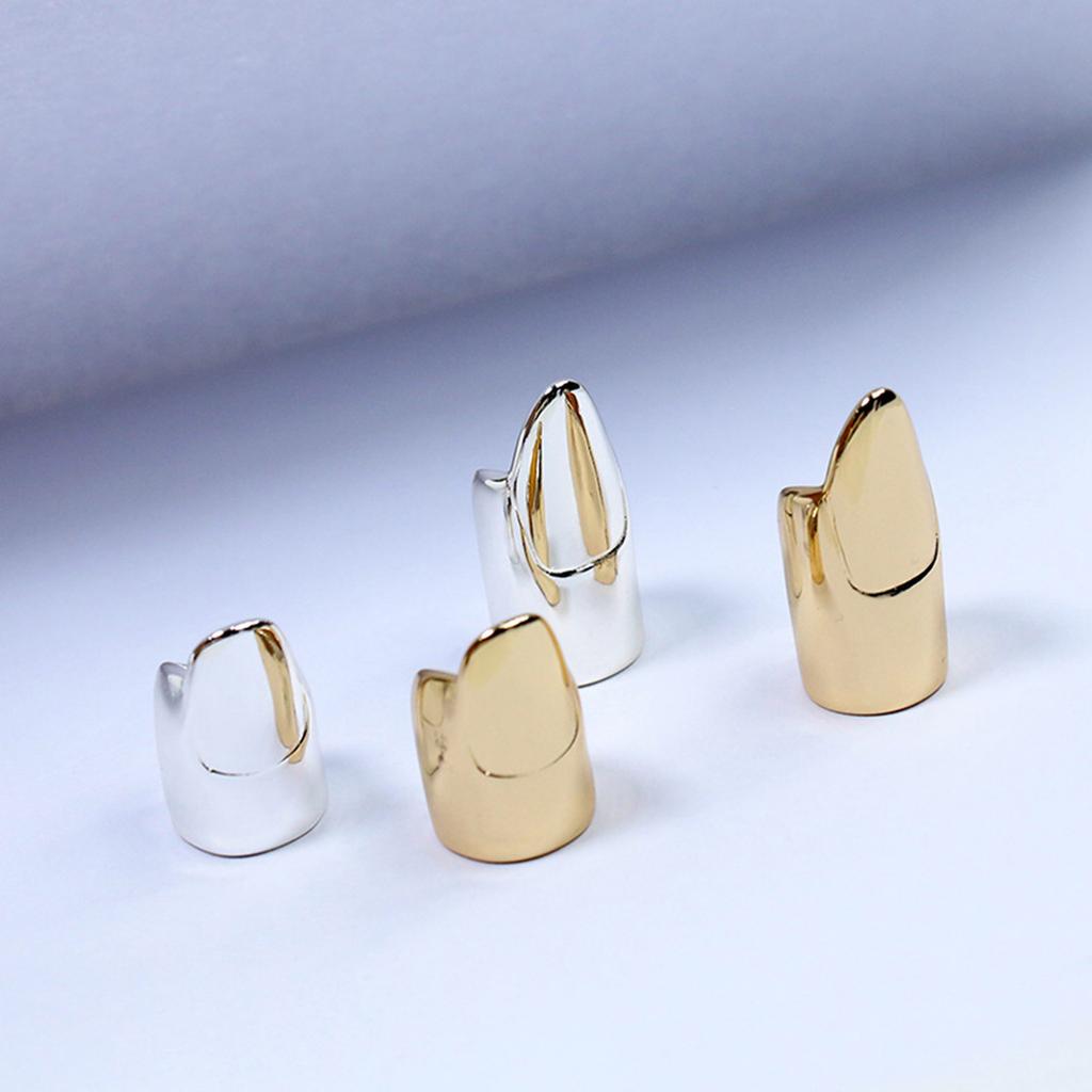 Pack of 5 Trendsetting Nail Rings Cosplay Nail Jewelry Alloy Texture Suitable for Cosplay Lovers and Party Goers