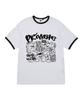 PRIMATE Punkangel Women'S Ribbed Ringer Short Sleeve T-Shirt 5 Colors