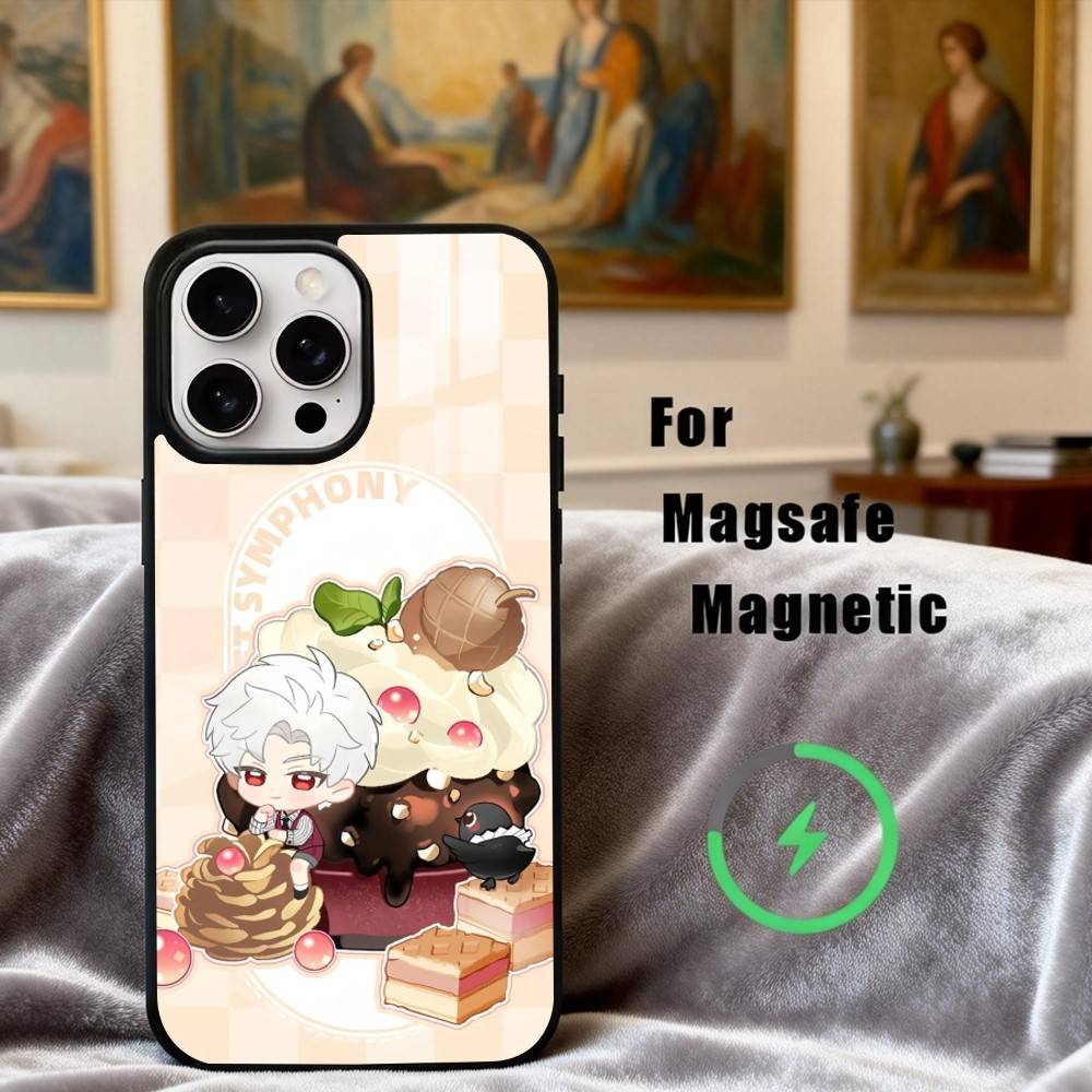 G-Game Cute Love And Deepspace  Phone Case For iPhone17,16,15,14,13,12,11 Plus,Pro Max Magnetic For Magsafe Wireless Charging iPhone11