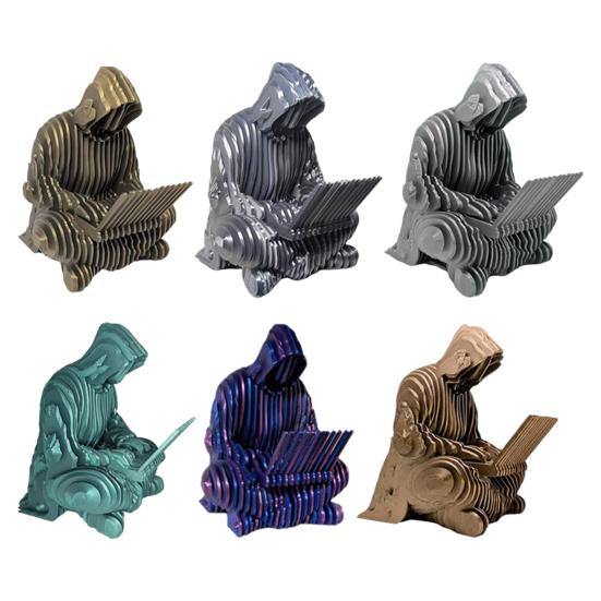 Decorative Figurine Fine Carving Colorful Handcrafted Table Decoration for Living Room Bedroom