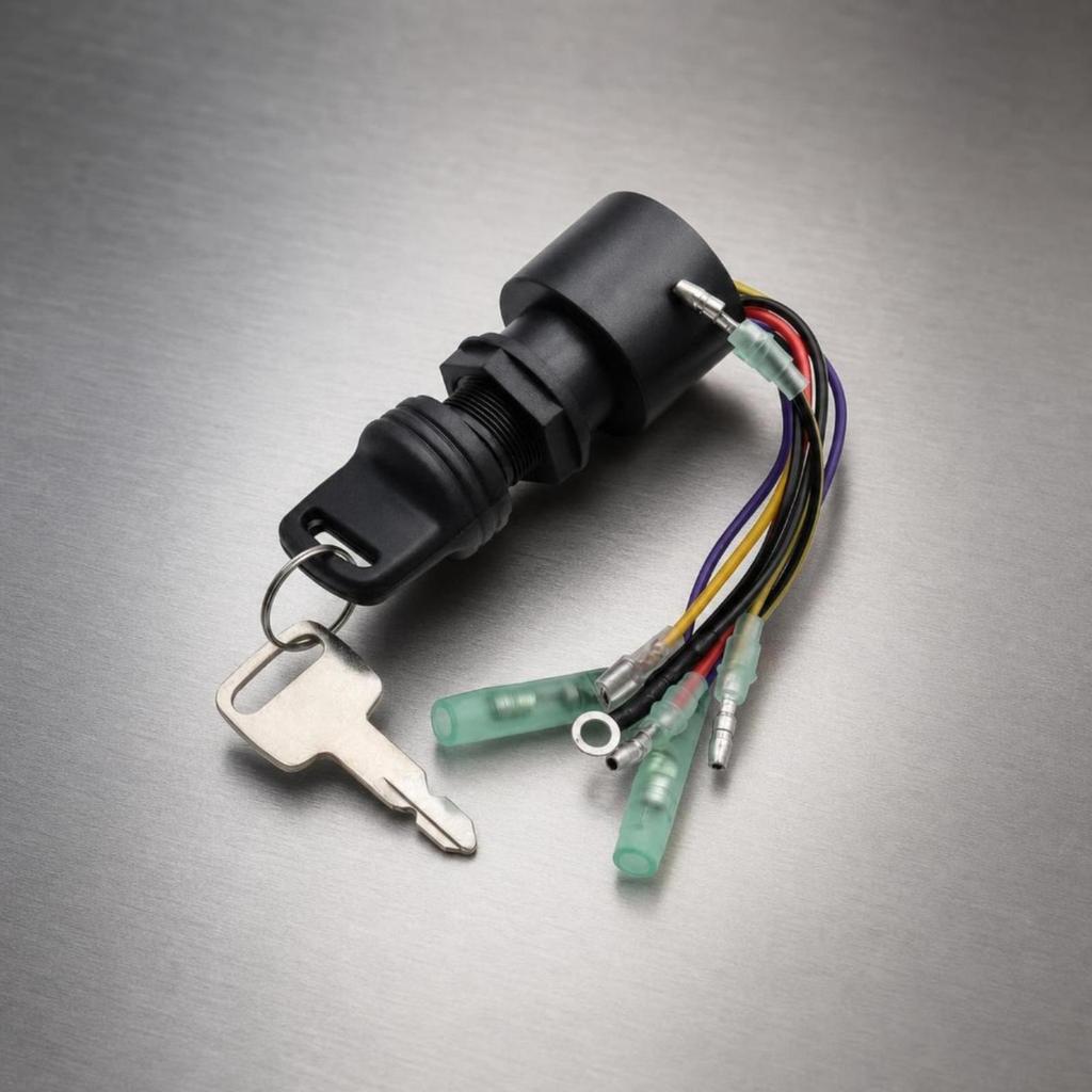 Boat Ignition Switch Direct Replacement with Keys Universal