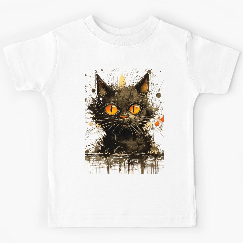 Philosophical Cat Kids T-Shirt 140