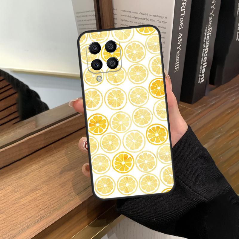Lemon Fruit Case For Samsung Galaxy M56 M06 M16 M36 M52 M32 M12 M54 M34 M14 M35 M55 M15 M11 M31 M13 M53