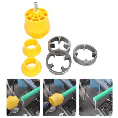 Set di Attrezzi per Filettare Tubi in PVC Filettatrice Adattatore per Trapano Elettrico per Dimensioni Tubo da 1/2 pollice 3/4 pollice 1 pollice Idraulica