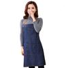Nordic Labor Protection Denim Apron for Home and Kitchen Use - Adult Korean Style