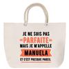 Beach Bag - PLANETEE - Manuela - Rope Handle - Large Size - Customizable Cotton