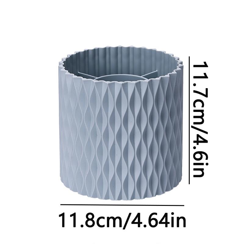Household 360° RotatingMakeup Brushes Holder Eyebrow Pencil Eye Shadow Brush Storage Box Suitable For Dressing Table