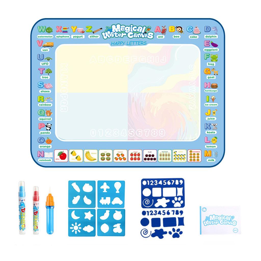 Water Pad 31x23Inch Extra Large Art Water Color Pad Reusable Foldable Water Painting Pad Educational Painting Toy Set For Children Over 3 Years Old