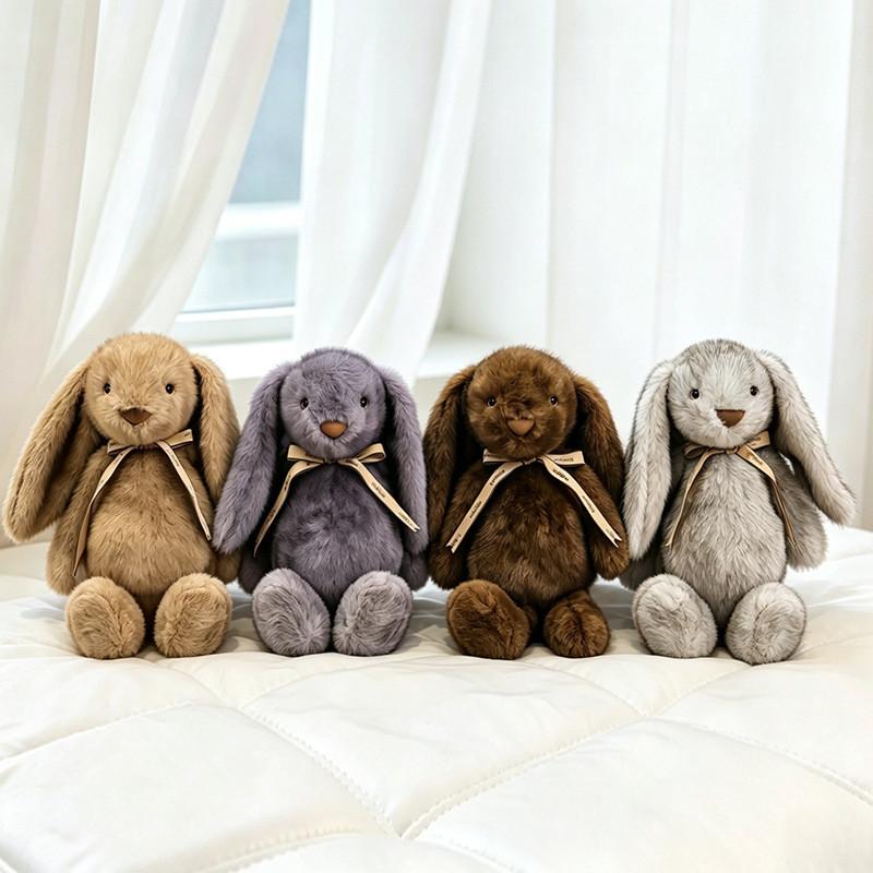 Plush Bunny Doll With Scented Fur For Wedding Decor And Gift Giving