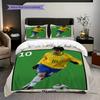 Ricardo Kaka Football Legend Action Three-piece Set (1 * Duvet Cover + 2 * Pillowcase, Without Core) 2D Flat Bedding Set Christmas Birthday Gift