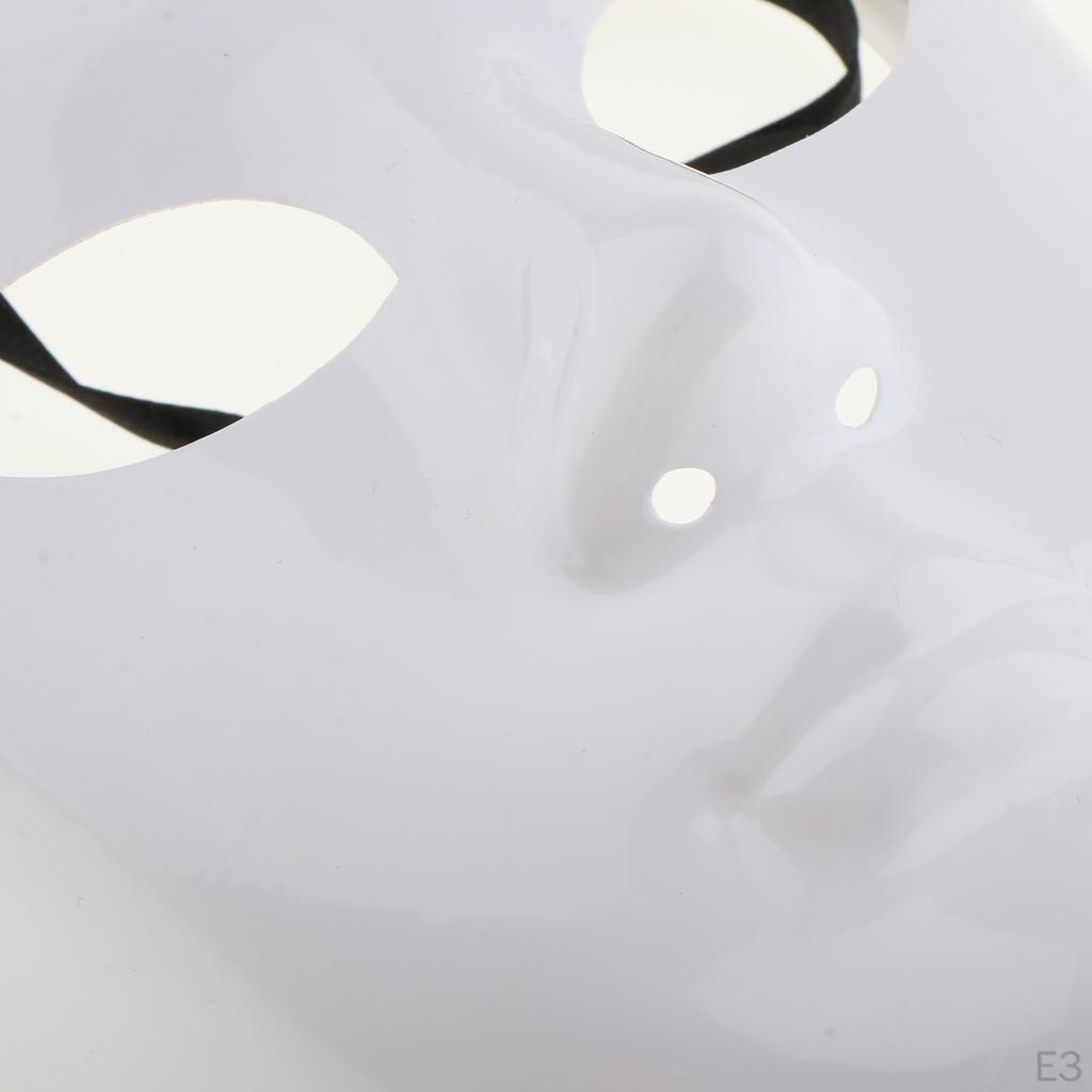 Mask White Cosplay In Masquerade For Costume